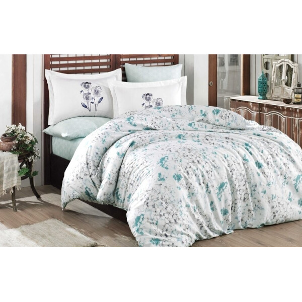 

Постельное белье Hobby. Exclusive Sateen Jimena мятное-Евро