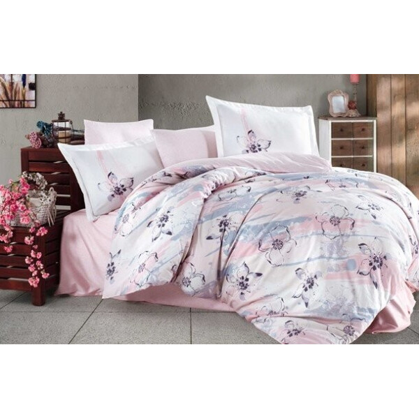 

Постельное белье Hobby. Exclusive Sateen Brisha розовое-Евро