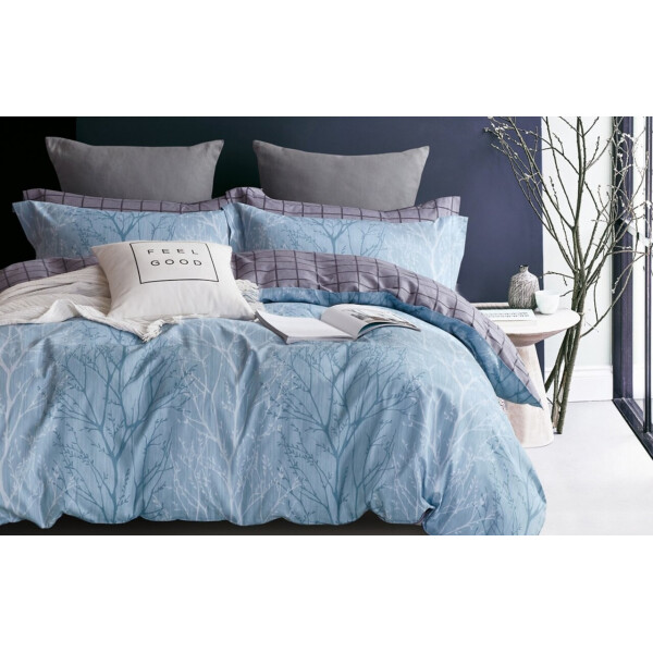 

Постельное белье Home Line. №200 БЛУ ФОРЕСТ-1,5-спальный