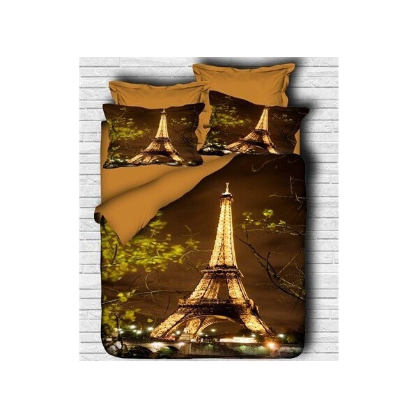 

Постельное белье LightHouse. 3D Eiffel Tower-Евро