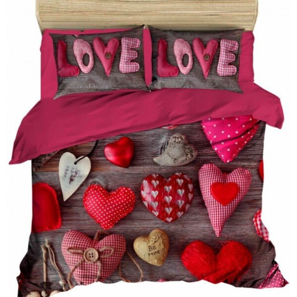 

Постельное белье LightHouse. 3D LoveLove-Евро