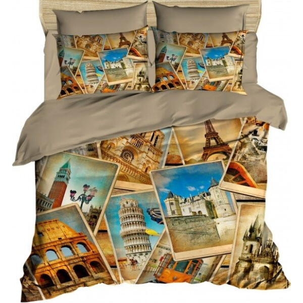 

Постельное белье LightHouse. 3D Postcards-Евро