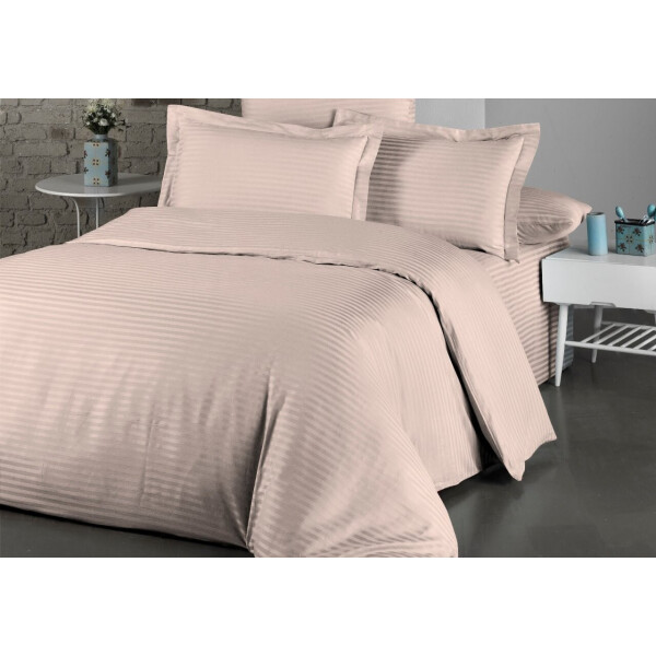 

Постельное белье LIGHTHOUSE. Exclusive Sateen STRIPE LUX персиковое-Евро