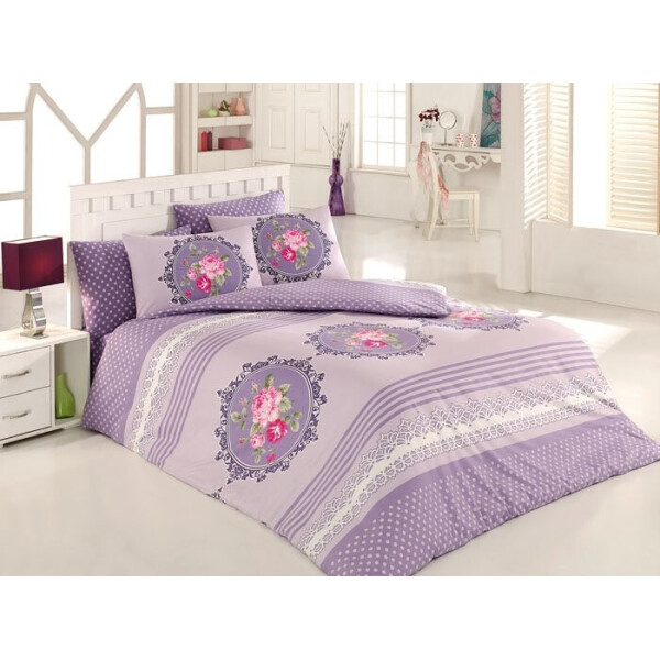 

Постельное белье Majoli. Krayn v3 Lila