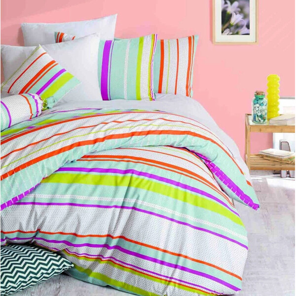 

Постельное белье Majoli. Line Green-Евро