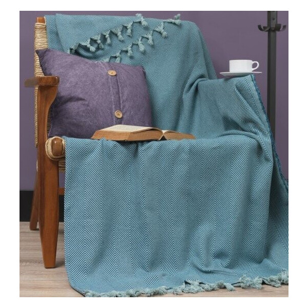 

Плед Eponj Home. Iplik Yesil-Mint-200х240