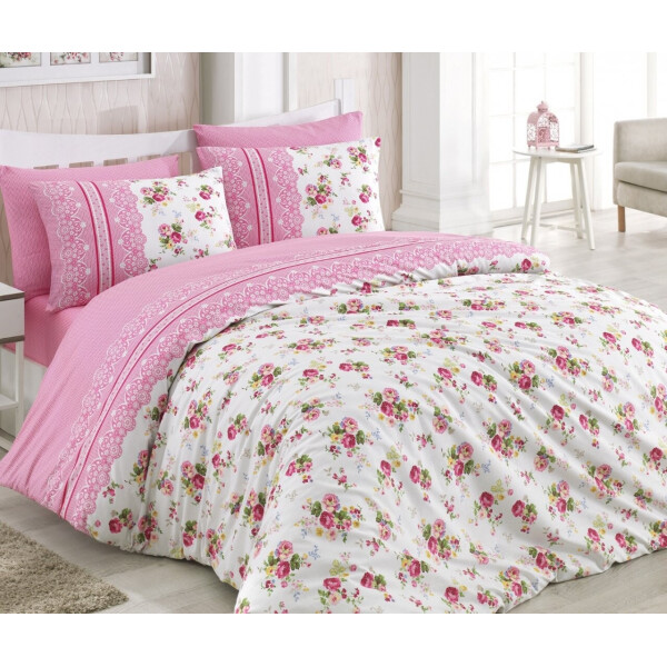 

Постельное белье Majoli. Rosa v1-Евро