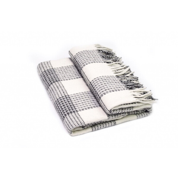 

Плед Wooltex. LANAVITTA VERONIKA серо-белый-140х200