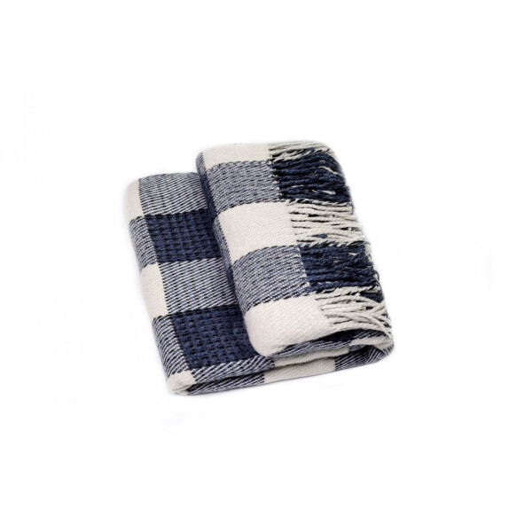 

Плед Wooltex. LANAVITTA VERONIKA серо-молочный-140х200