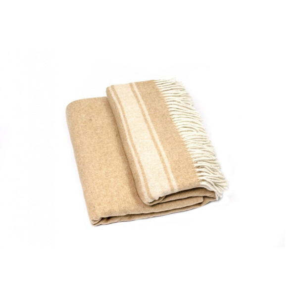 

Плед Wooltex. SAFALANO WOOL MIX бежевый-140х200