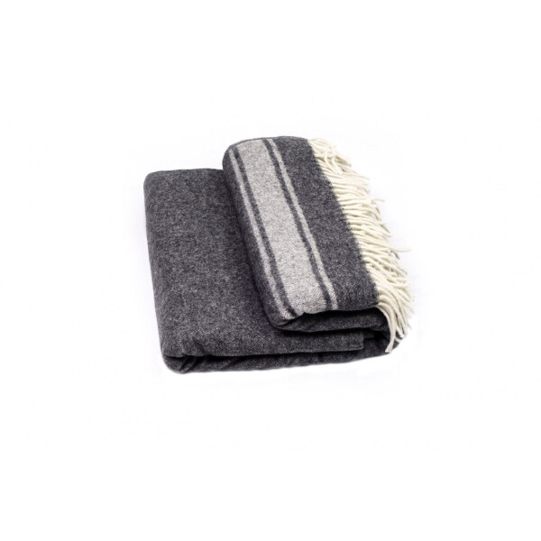 

Плед Wooltex. SAFALANO WOOL MIX серый-140х200