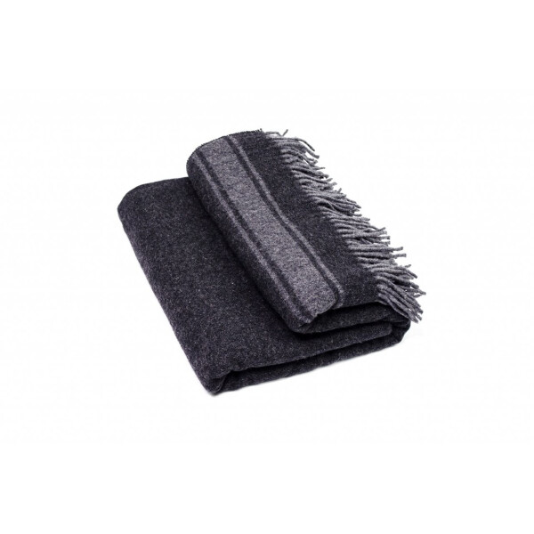

Плед Wooltex. SAFALANO WOOL MIX темно-серый-140х200