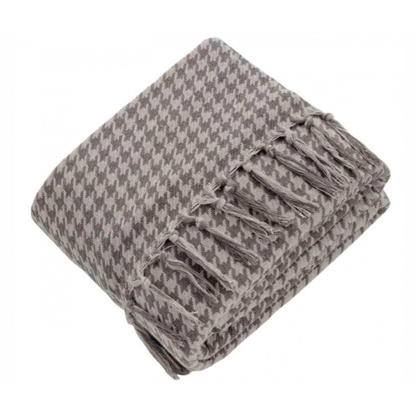 

Плед хлопковый Home Line. COZY бежевый-200х230