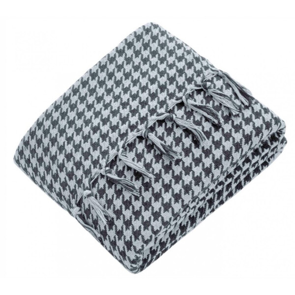 

Плед хлопковый Home Line. COZY серый-200х230
