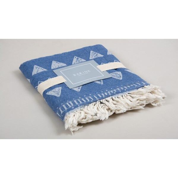

Плед-накидка Barine. Chalkboard Throw Denim-140х180