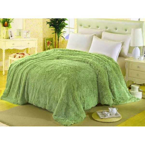 

Плед-травка бамбуковый. Светло-зеленый