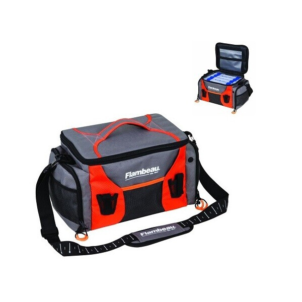 

Сумка рыболовная с коробками Flambeau Ritual Tackle Bag 35,6x23,5x22,9cm (R40D)