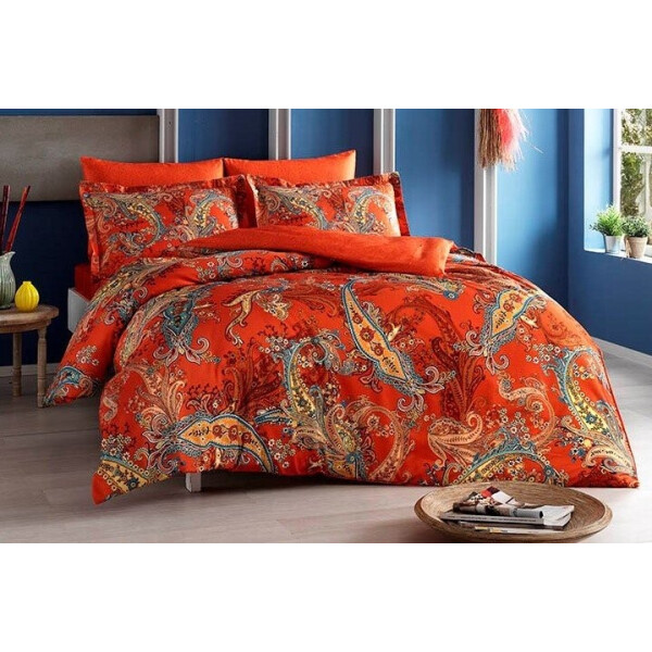 

Постельное белье TAC. Digital Satin Marisol ORANJ-1,5-спальный