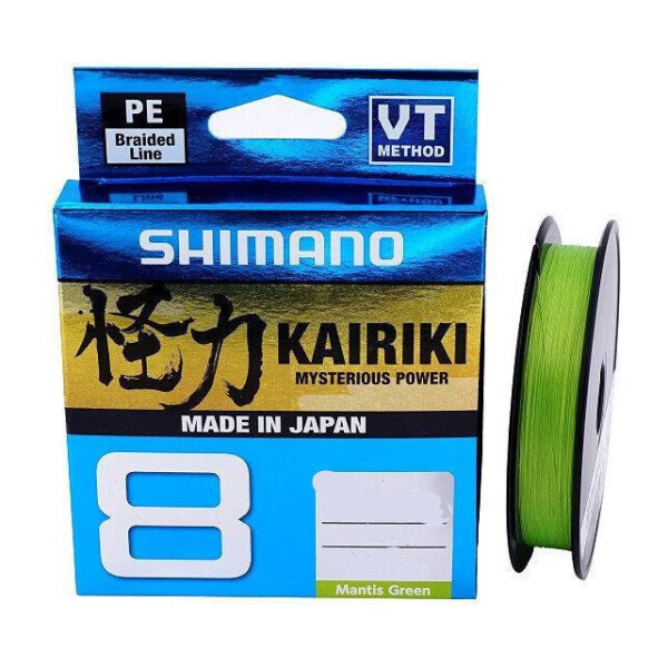 

Шнур Shimano Kairiki 8 PE Mantis Green 150m 0.16mm 10.3kg