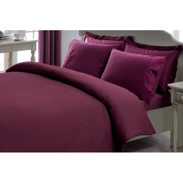 

Постельное белье Tac. Premium Basic Murdum Stripe King Size-Евро