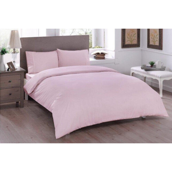 

Постельное белье TAC. Ranforce Basic Pink-Евро