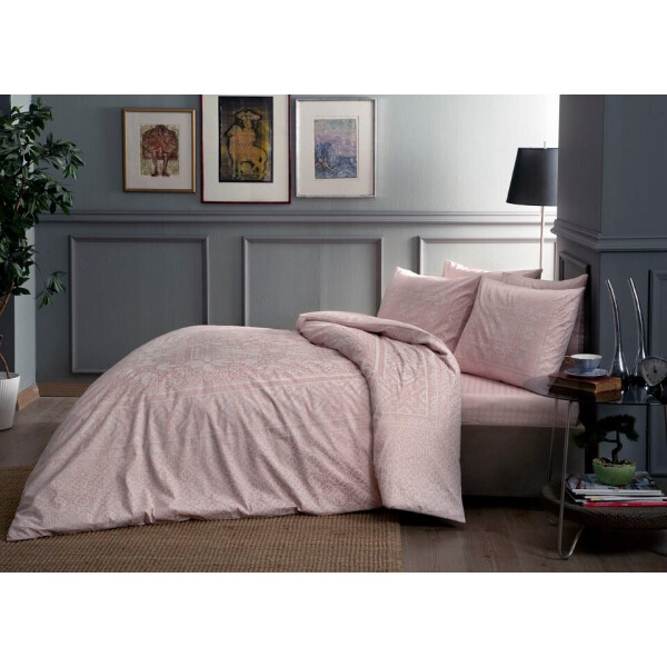 

Постельное белье TAC. Sateen Fabian Pink-1,5-спальный