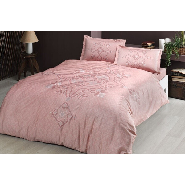 

Постельное белье Tac. Satin Bruna V01 pembe-Евро