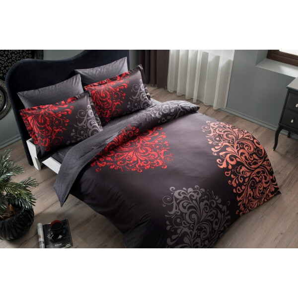 

Постельное белье TAC. Satin Deluxe RODION SIYAH-Евро