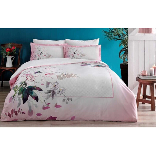 

Постельное белье Tac. Satin Mateo Pink-Евро