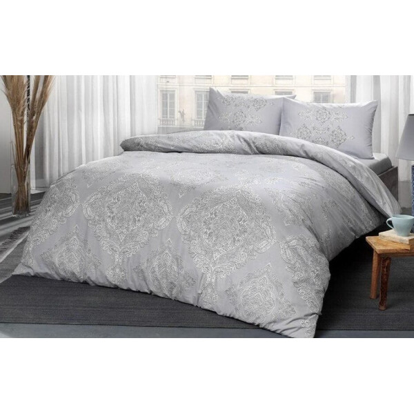 

Постельное белье TAC. Ранфорс Mirabel gri v01-Евро