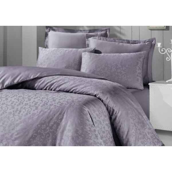 

Постельное белье Victoria. Jacquard Sateen RIMMA серое-Евро
