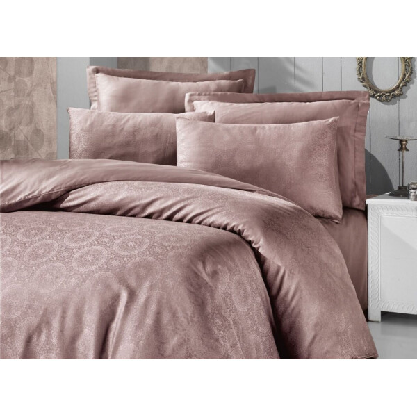 

Постельное белье Victoria. Jacquard Sateen VALERIA капучино -Евро