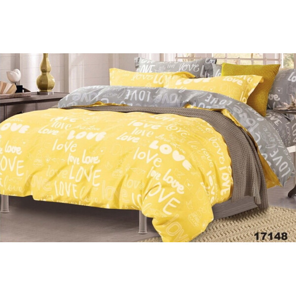 

Постельное белье Viluta. 17148 желтое-Евро