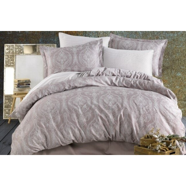 

Постельное белье Zugo Home. Сатин Jacquard brown-Семейный