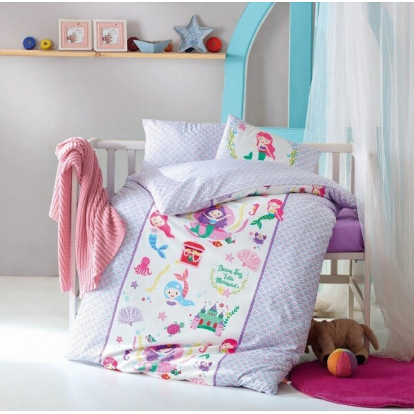 

Постельное белье в детскую кроватку Cotton Box. Deniz Kizi Lila-Детский в кроватку