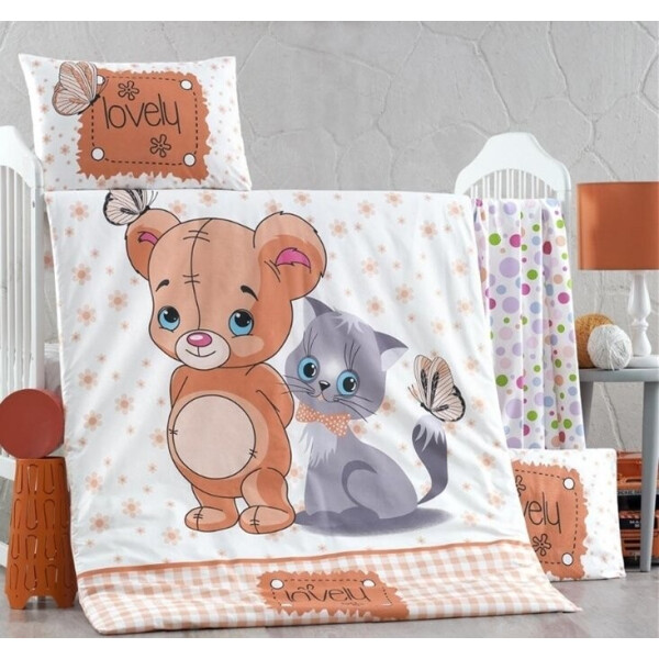

Постельное белье в детскую кроватку LightHouse. Mouse and Cat