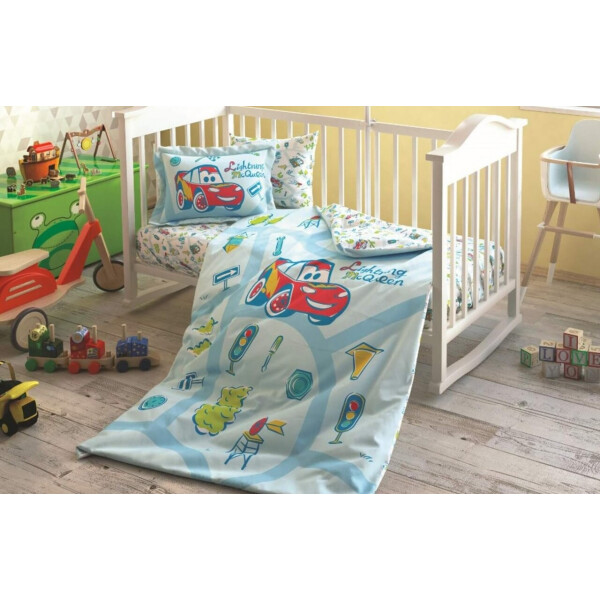

Постельное белье в детскую кроватку TAC. Disney Cars Traffic-Детский в кроватку