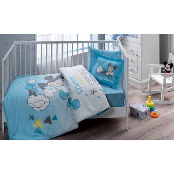 

Постельное белье в детскую кроватку TAC. Disney Mickey Bubble Baby-Детский в кроватку