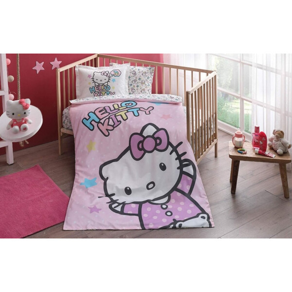 

Постельное белье в детскую кроватку TAC. Hello Kitty Baby-Детский в кроватку