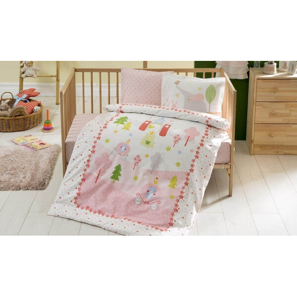 

Постельное белье в детскую кроватку TAC. Princess Story Pink -Детский в кроватку