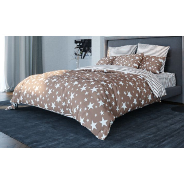 

Постельное белье ТЕП Balakhome. 015 STAR BROWN-2,0-спальный