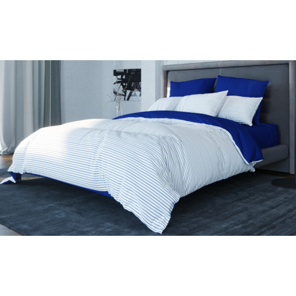 

Постельное белье ТЕП Balakhome. 016 STRIPE BLUE-2,0-спальный