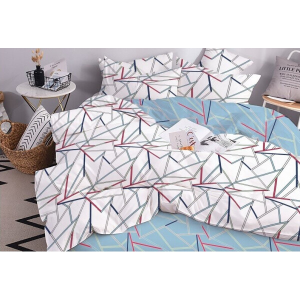 

Постельное белье ТЕП. 319 Geometric Blue-Евро
