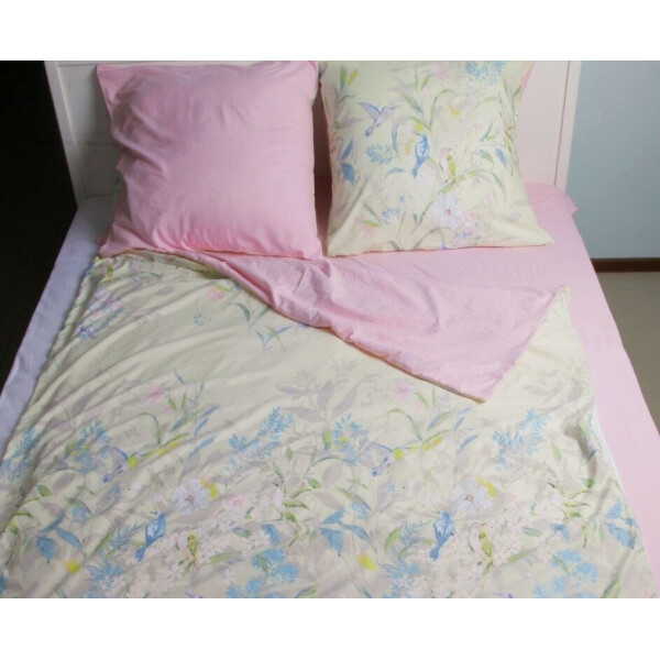 

Постельное белье ТЕП. Washed Cotton light Колибри-Евро