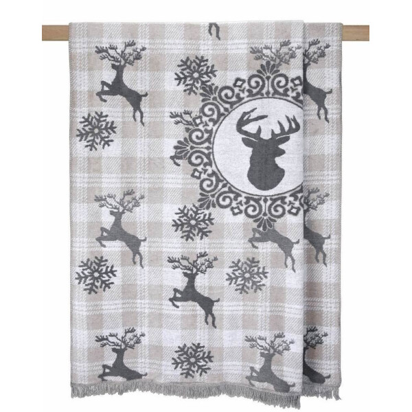 

Хлопковый плед Arya. Deer-150х200