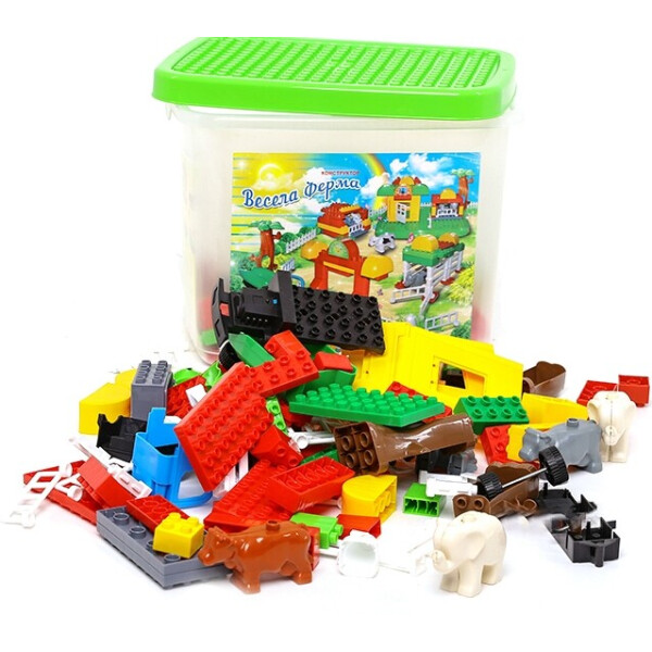 

Детский конструктор веселая ферма на 154 детали (103013012)