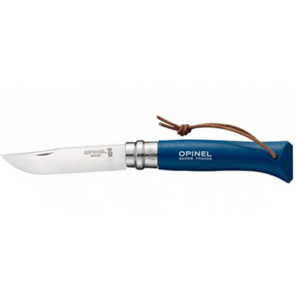 

Нож Opinel №8 Inox VRI Trekking синий (1704)