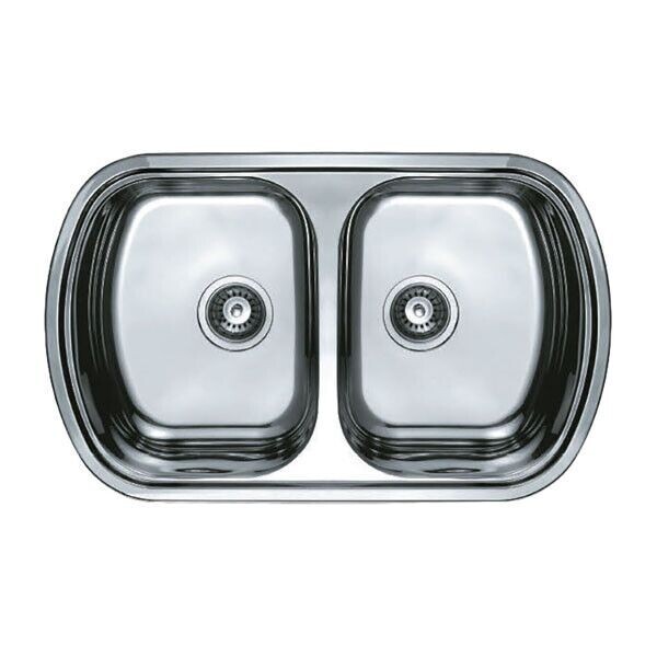 

Мойка кухонная HAIBA 80x49 DOUBLE (decor) (HB0572)