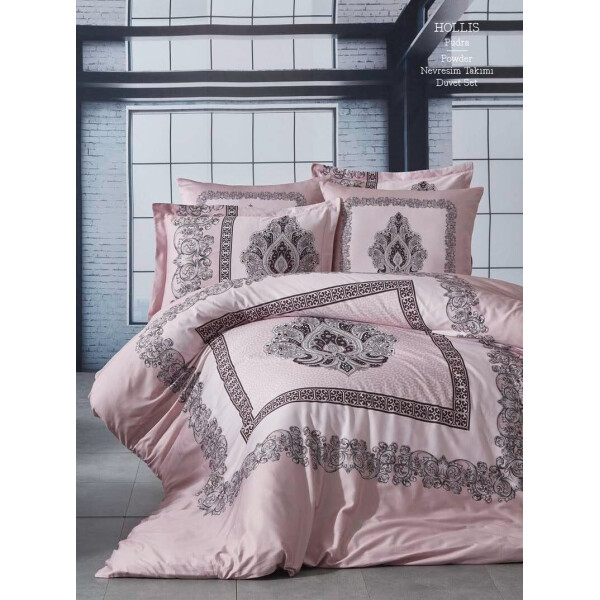 

Комплект постельного белья The Club Cotton сатин Butica Hollis евро (8682378000077)