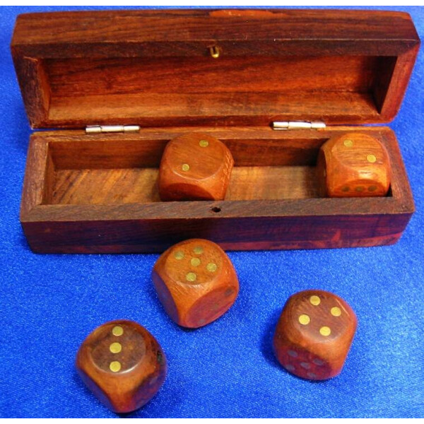 

Кости Игральные Розовое Дерево (13Х4Х4 См) 30118